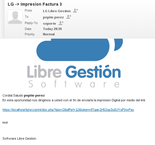 correo electronico